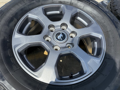 17" Ford Bronco Big Bend wheels rims 10384 OEM Ranger tires BRIDGESTONE A/T SET