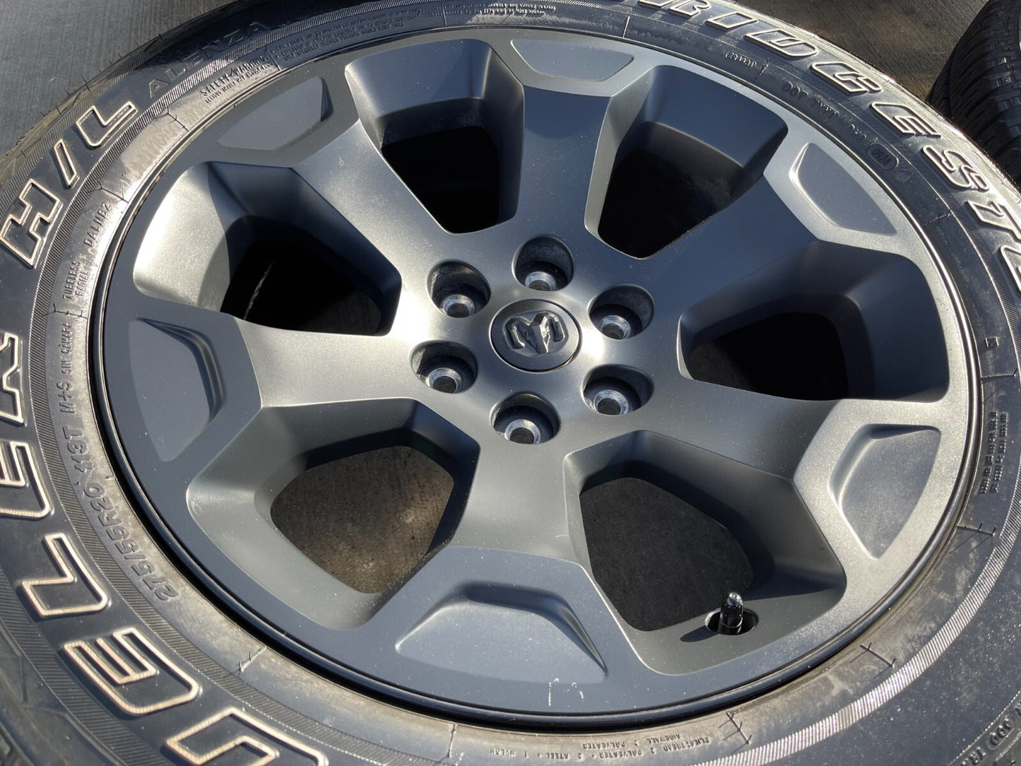 20" Dodge Ram 1500 OEM Laramie Black 2680 wheels rims 2022 2023 2024 2025 2026