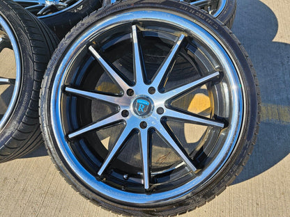 20" Rohana RC10 wheels rims Mustang Accord Camry Q50 Q60 Q70 5x114.3 5x4.5