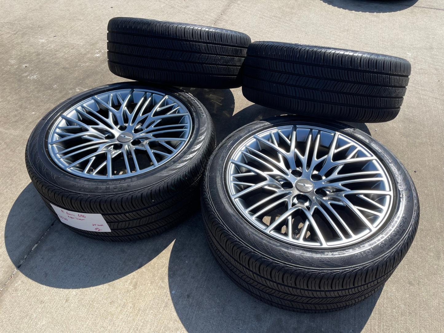 19" Hyundai Genesis G70 G80 G90 OEM 71020 71021 wheels rims tires