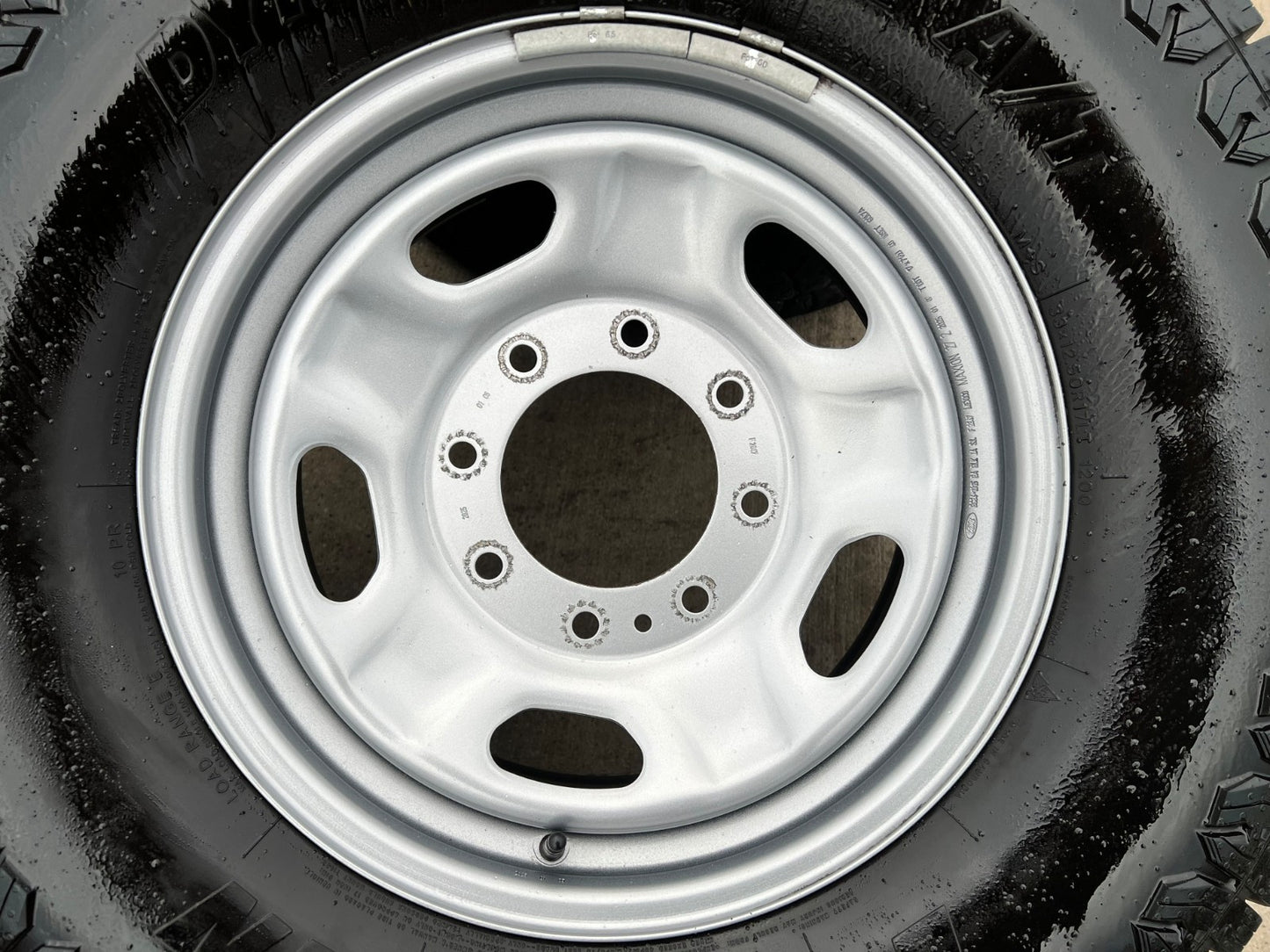 17" Ford F-250 F-350 OEM 3828 wheels rims tires A/T 33"