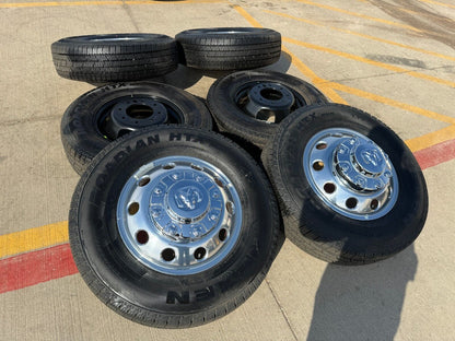 17" Dodge Ram 3500 Dually Laramie 8x200 wheels rims 2701 2702 OEM 2024 2025 NEW