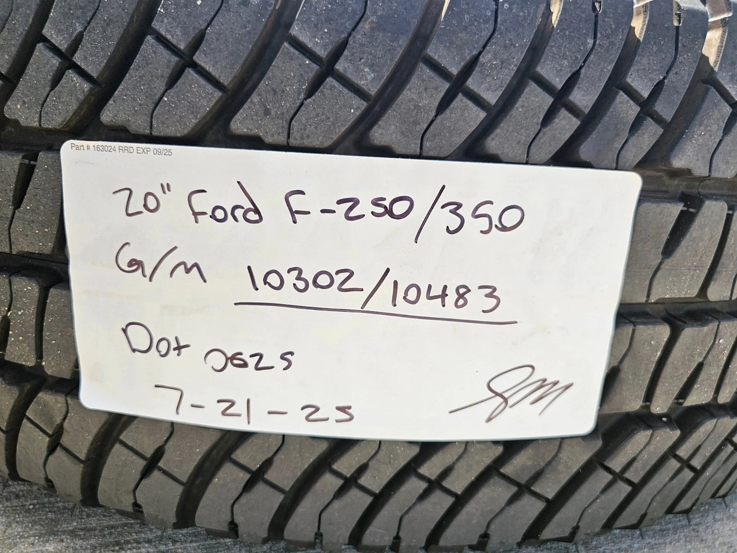20" Ford F-250 F-350 OEM LIMITED wheels rims 10302 10483 2025 2026 NEW MICHELIN