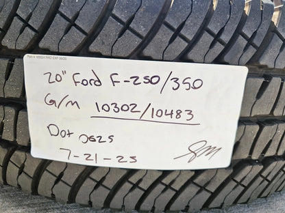 20" Ford F-250 F-350 OEM LIMITED wheels rims 10302 10483 2025 2026 NEW MICHELIN