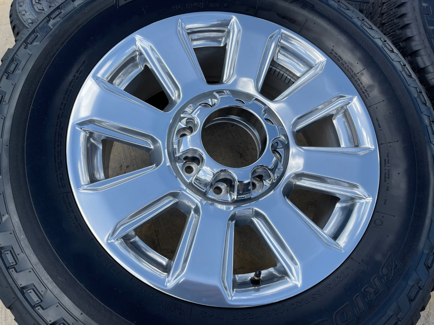 20" Ford F-250 F-350 Platinum OEM rims wheels 10103 tires BRIDGESTONE A/T SET