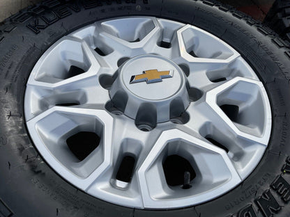 18" Chevy Silverado 2500 3500 OEM 5959 wheels rims tires 2022 2023 2024 2025 NEW