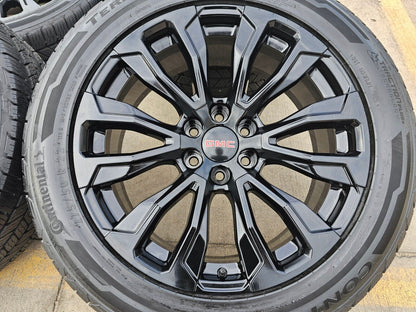 22" GMC Yukon Sierra DENALI OEM wheels rims 14025 97000 tires 2022 2023 2024 NEW