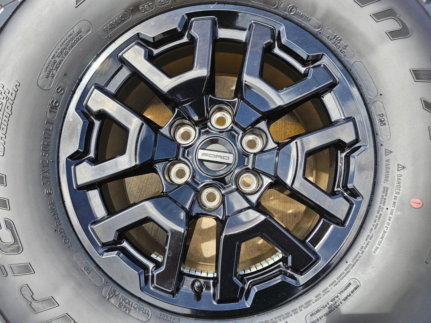 (5) 17" Ford F-150 Raptor Bronco OEM 10461 rims wheels SET BFG 2025 2026 BFG NEW