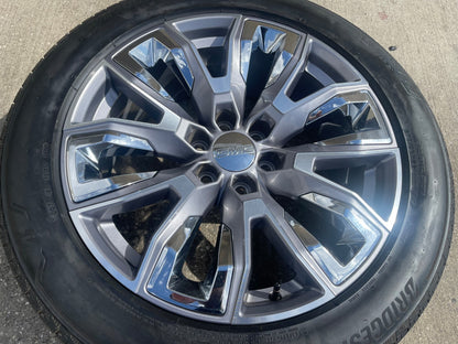 22" GMC Yukon Chevy Tahoe Escalade OEM chrome 95513 14134 wheel rim tire spare