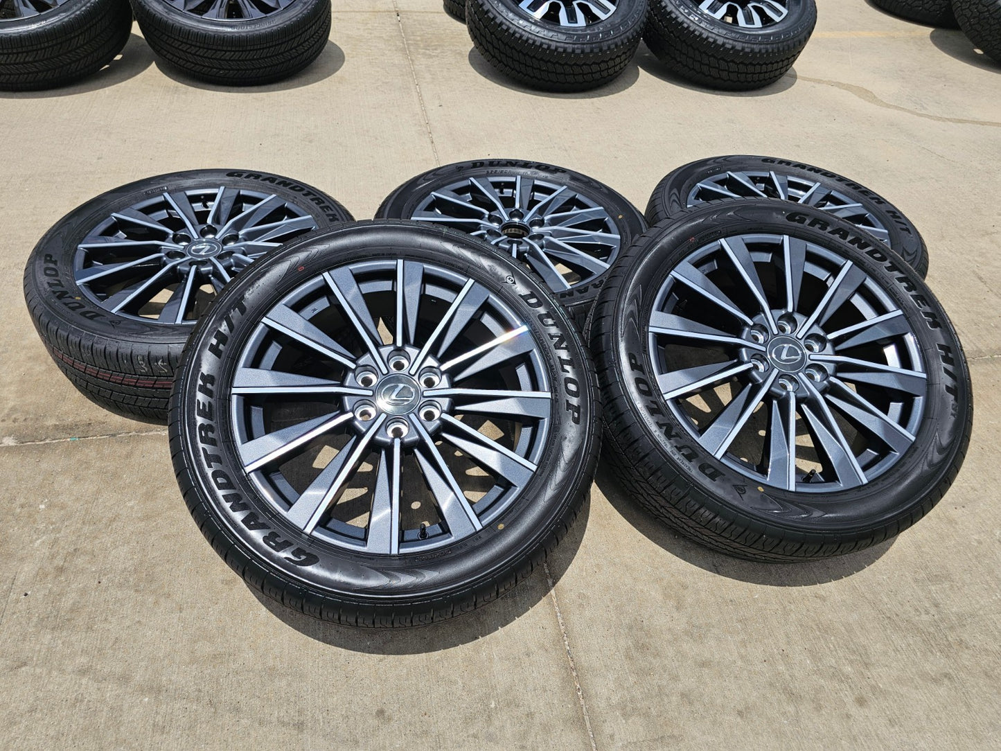 (5) 22" Lexus GX550 OEM wheels rims Toyota Land Cruiser Tundra 78519 LX600 NEW