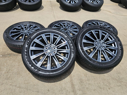 (5) 22" Lexus GX550 OEM wheels rims Toyota Land Cruiser Tundra 78519 LX600 NEW