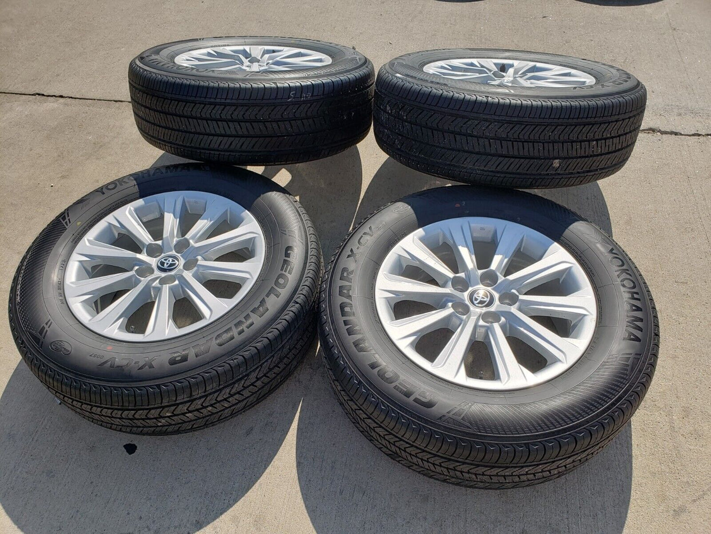 18" Toyota Grand Highlander OEM wheels rims tires Lexus TX350 NEW 2024 2025