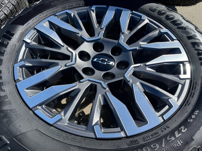 20" Chevy Silverado Z71 GMC Sierra Canyon OEM wheels rims 2025 2026 2027 NEW