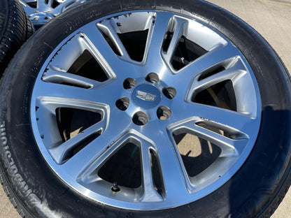 22" Cadillac Escalade Platinum OEM 4738 wheels rims tires BRIDGESTONE