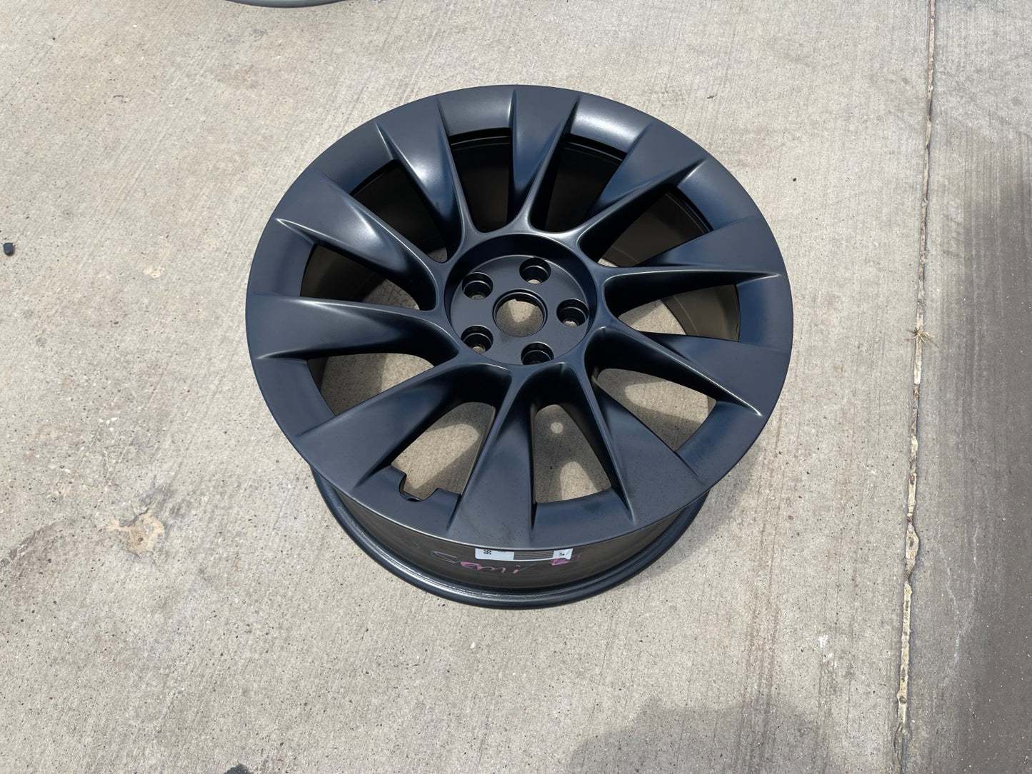 20" 20x9.5 Tesla Model Y OEM INDUCTION 96965 wheel rim 2021 2022 2023 2024 2025