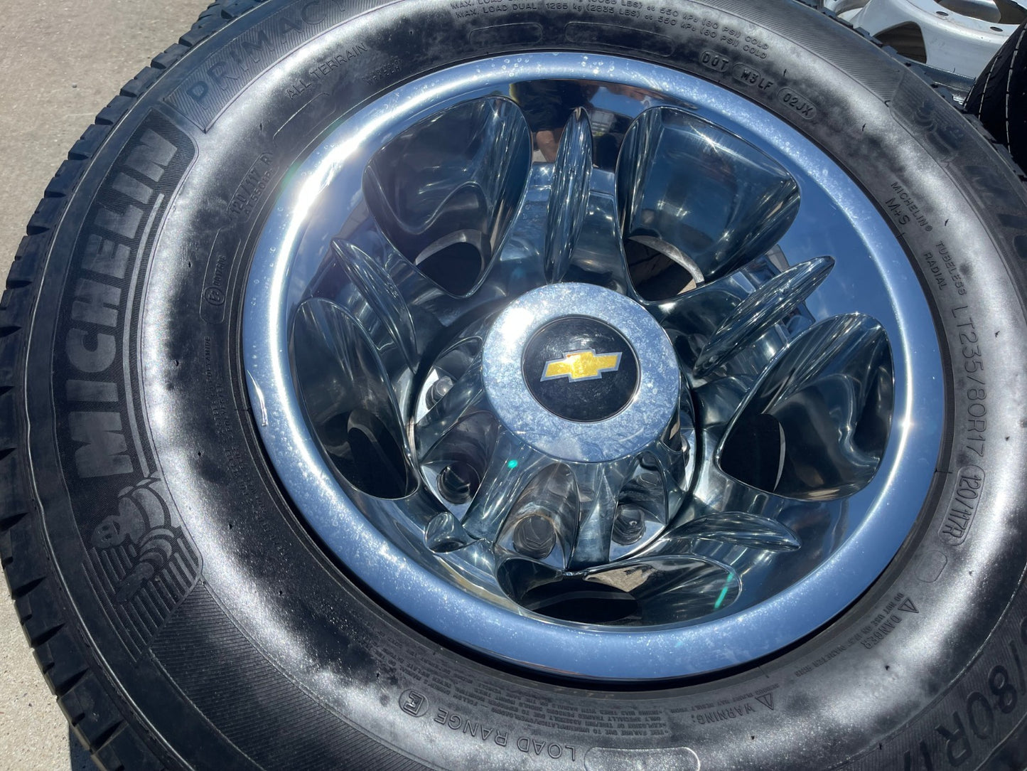 17" Chevy Silverado GMC Sierra 3500 Dually simulator rims wheels OEM 8094