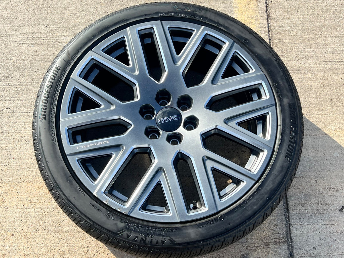 24" GMC Yukon Sierra DENALI OEM wheel rim tire 2022 2023 2024 2025 2026 NEW