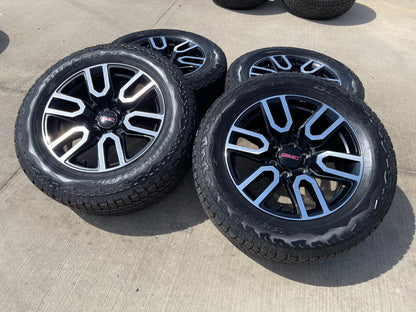 20" GMC Sierra Yukon AT4X Silverado OEM 5914 wheels rims SET BRIDGESTONE A/T NEW
