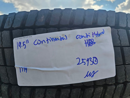 (1) 225/70/19.5 Continental Conti Hybrid HD3 tire 225/70r19.5 LT 14 PLY