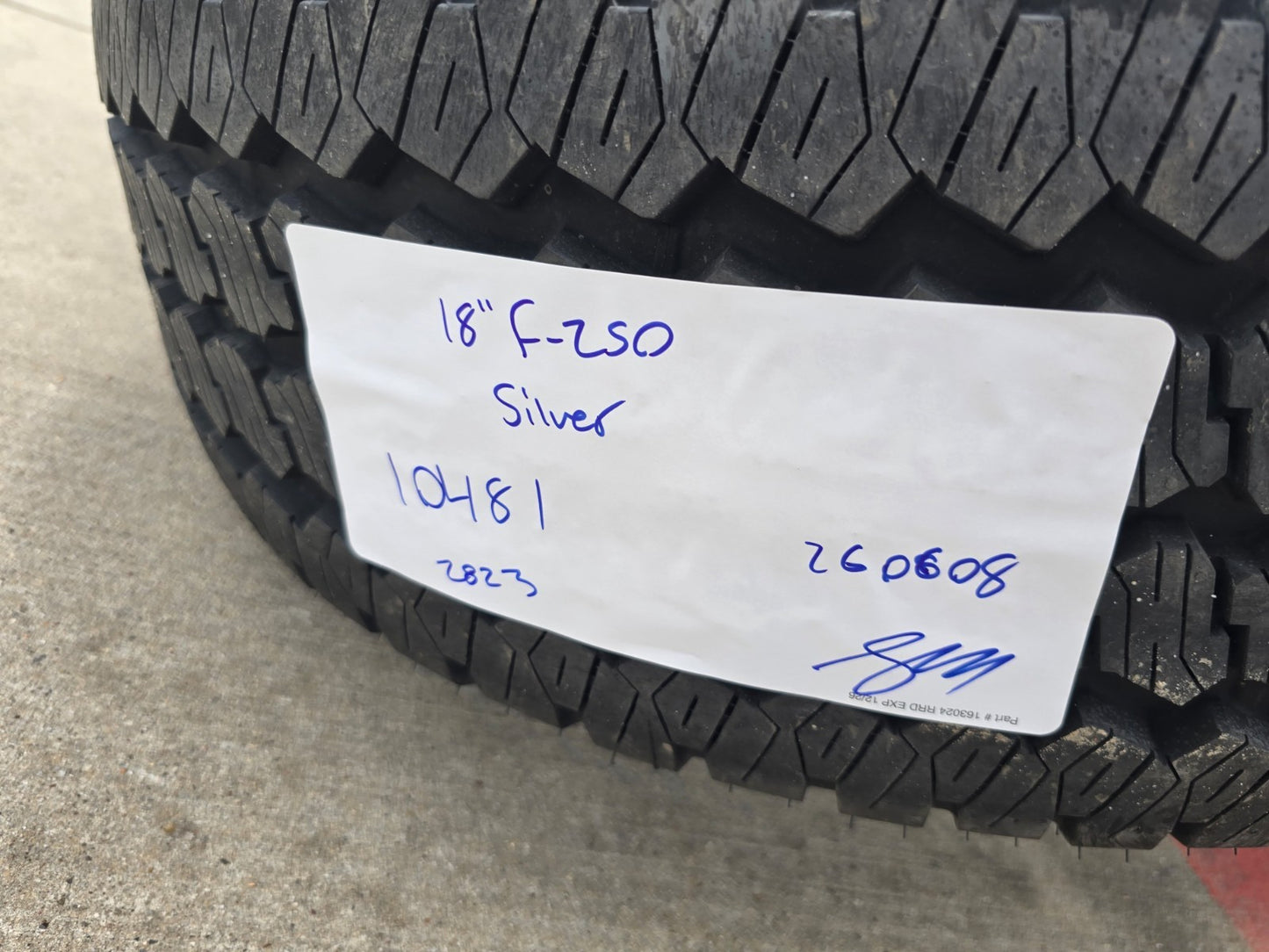NEW 18" Ford F-250 F-350 Lariat FX-4 wheels rims SET OEM RIM# 10481 2006-2027
