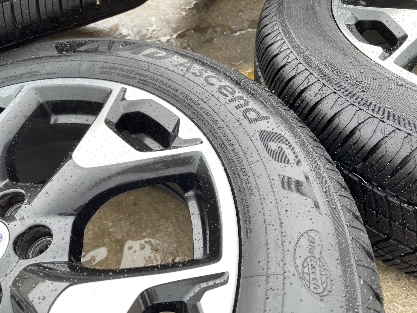 17" Subaru XV Crosstrek OEM 68855 wheels rims tires 2022 2023 2024 2025 2026