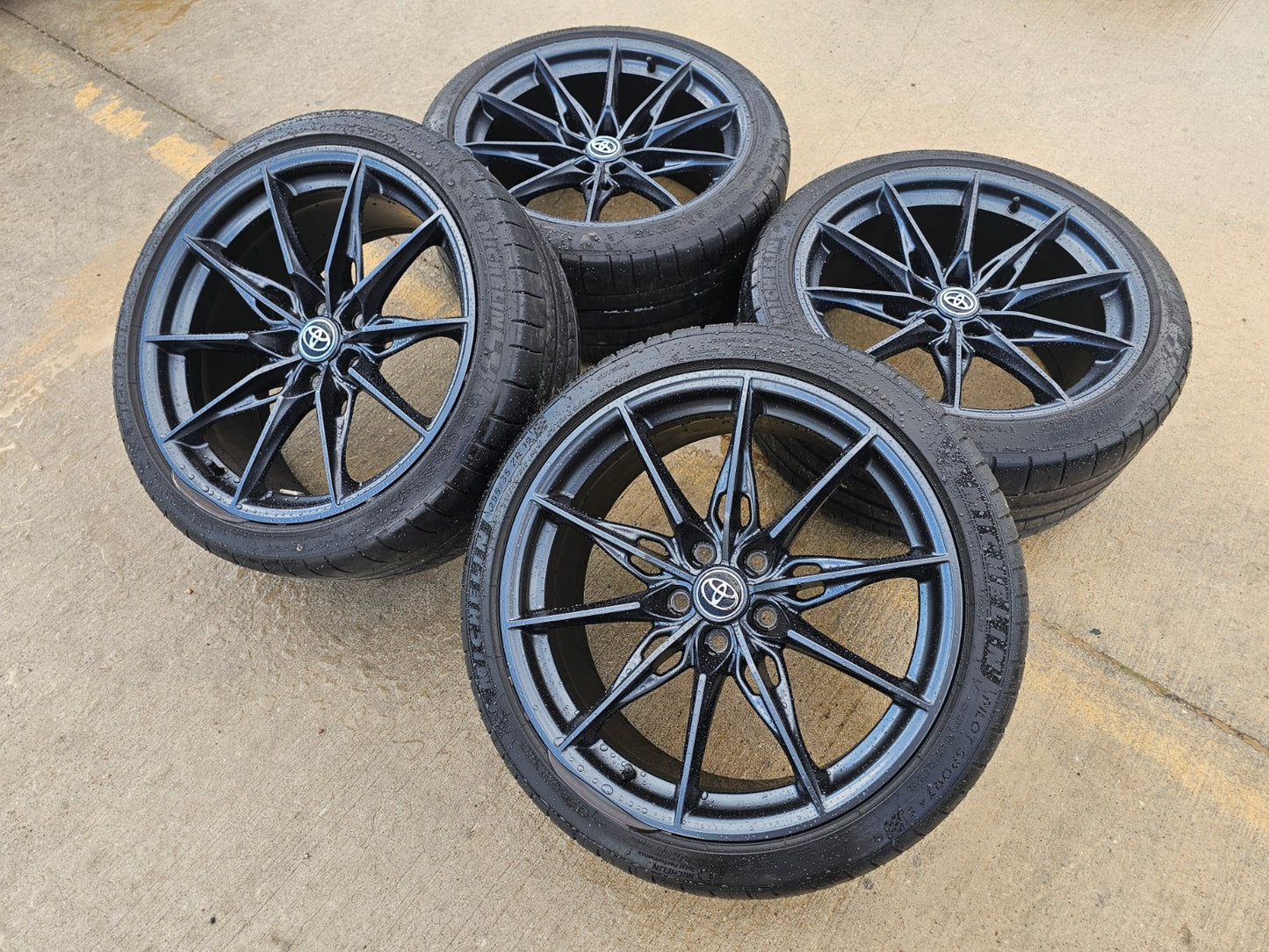 19" Toyota Supra GR OEM 75327 wheels rims 5x112 BMW Z4 2024 2025 2026 MICHELIN