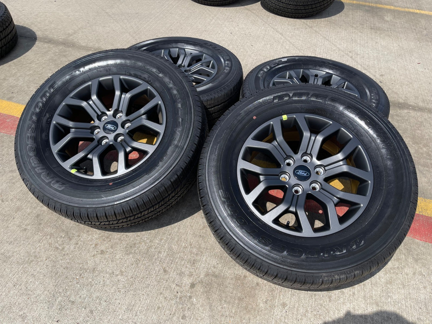 18" Ford F-150 TREMOR OEM rims wheels 10342 95351 Expedition BRIDGESTONE NEW