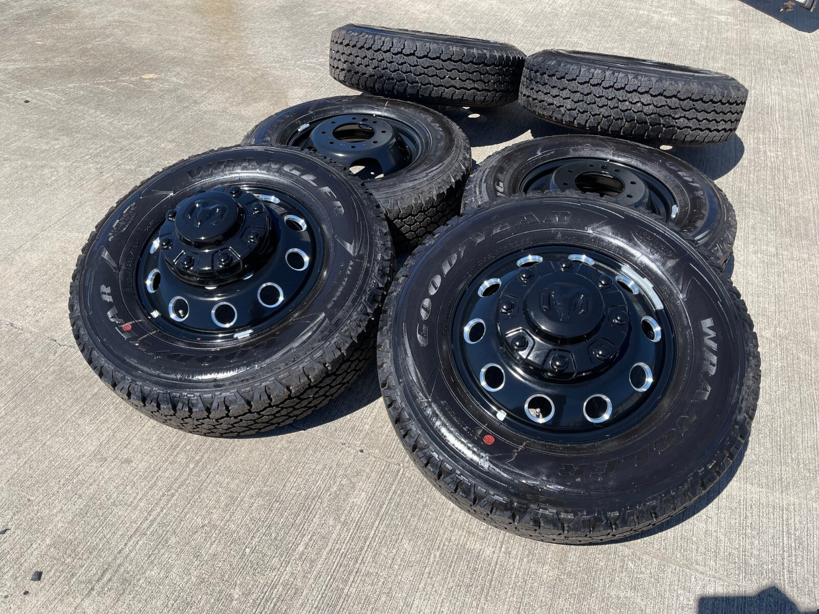 Black Truck Rims Dodge Dodge Ram 3500 Fuel Forged FF17 Gloss Black