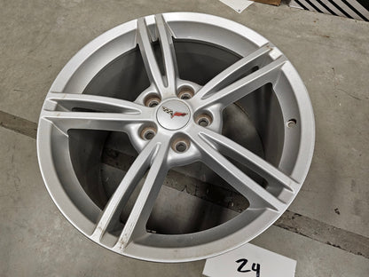 19x10 Chevy Corvette OEM rim wheel 5343 REAR 2006 2007 2008 2009 2010