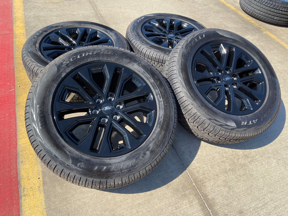 20" Ford F-150 LARIAT OEM 10619 rims wheels Expedition 2026 2027 SET PIRELLI