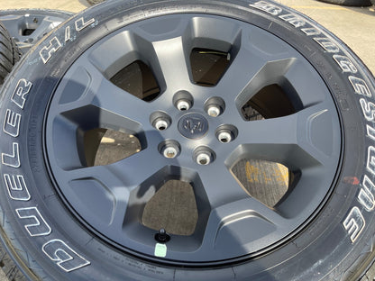 20" Dodge Ram 1500 OEM Laramie Black 2680 wheels rims tires 2024 2025 2026 NEW