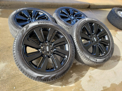 22" Lincoln Navigator OEM rims wheels Black Label 95384 10496 tires NEW