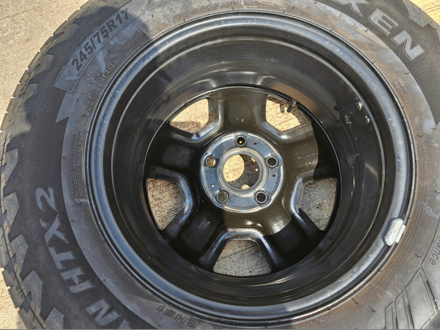 17" Jeep Gladiator OEM wheel rim 9220 9240 spare Wrangler 2023 2024 2025 NEW