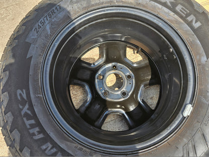 17" Jeep Gladiator OEM wheel rim 9220 9240 spare Wrangler 2023 2024 2025 NEW