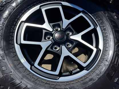 17" Jeep Wrangler Rubicon OEM 95730 9327 wheels rims Gladiator FALKEN AT 33" NEW