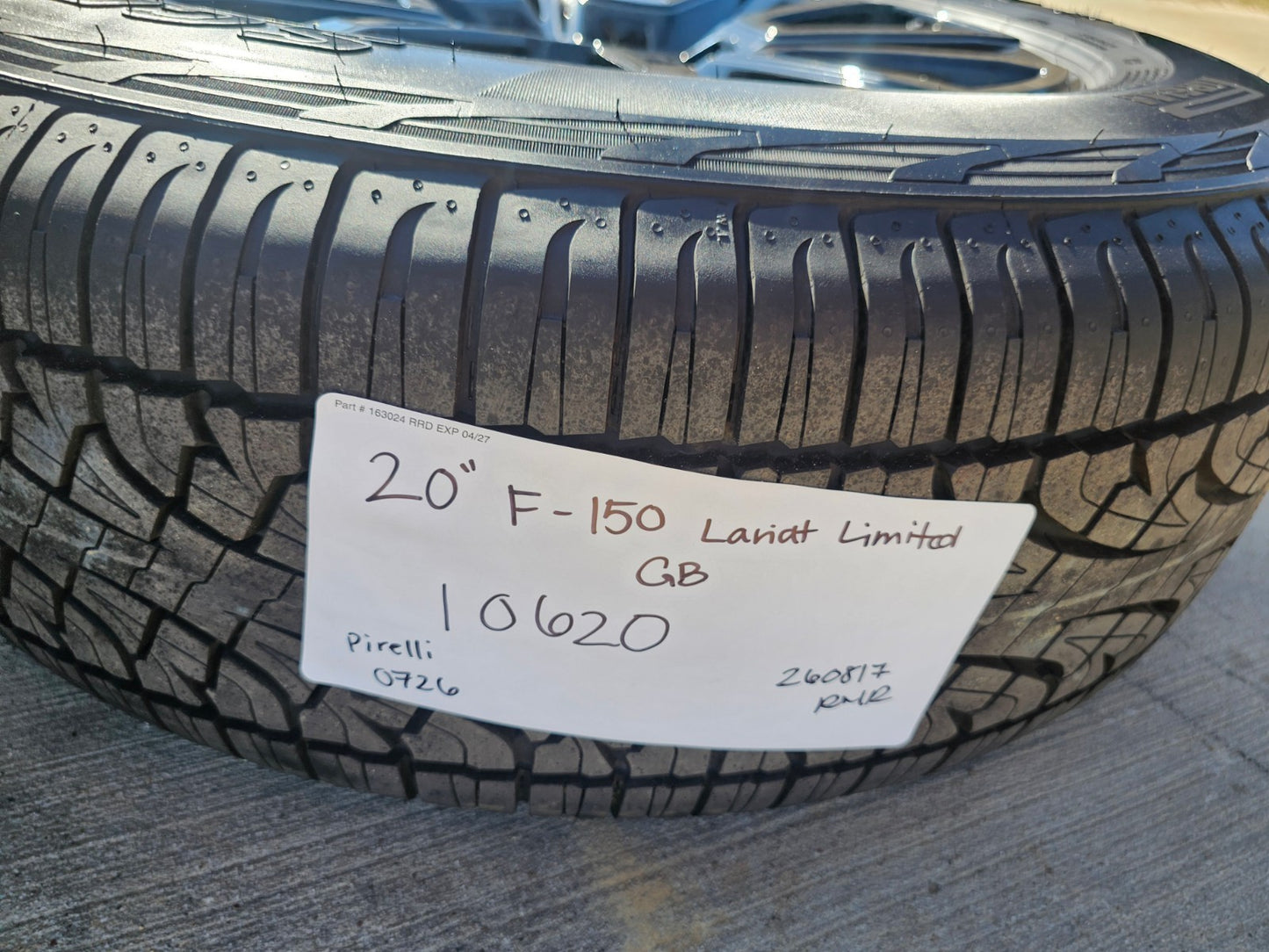 20" Ford F-150 LARIAT Limited OEM 10620 rims wheels Expedition SET 2026 2027 NEW