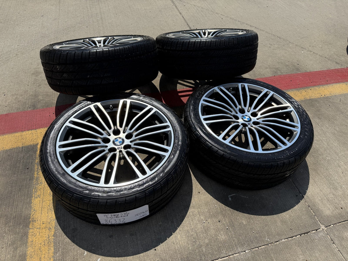 19" BMW 530i 540i 4 5 6 7 OEM 86332 Series wheels rims 2022 2023 2024 2025 SET