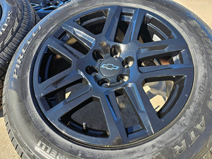 20" Chevy Silverado Tahoe Suburban ZR2 OEM wheels rims 5913 black 2024 2025 NEW