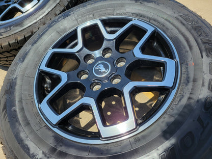 18" Ford Bronco wheels rims black 95213 Ranger tires tires BRIDGESTONE A/T