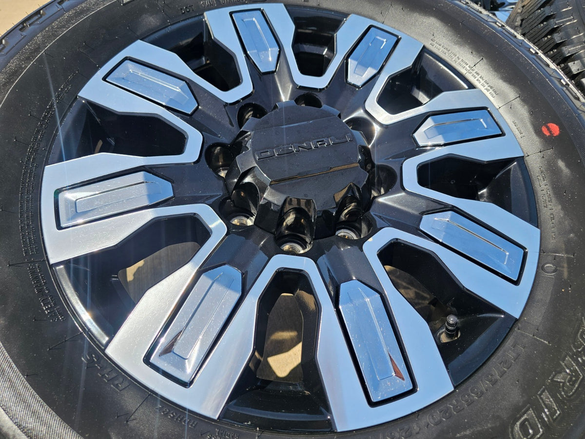 20" GMC Sierra DENALI 2500 3500 OEM wheels rims 5958 14138 Chevy DUELER A/T NEW