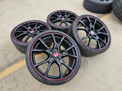 20" Honda Civic Type R OEM wheels rims 63692 tires CONTINENTAL