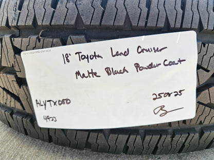18" Toyota Land Cruiser OEM 95953 wheels rims BLACK Tundra Sequoia A/T SET NEW