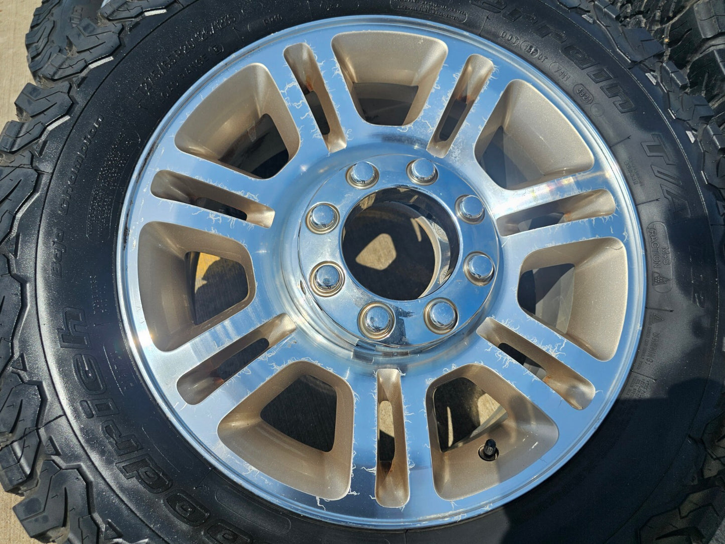 20" Ford F-250 F-350 OEM 3951 3845 KING RANCH rims wheels tires BFG KO2 A/T
