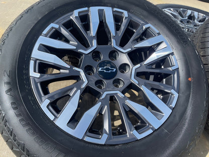 20" Chevy Silverado Z71 GMC Sierra Canyon OEM wheels rims 2025 2026 2027 SET NEW