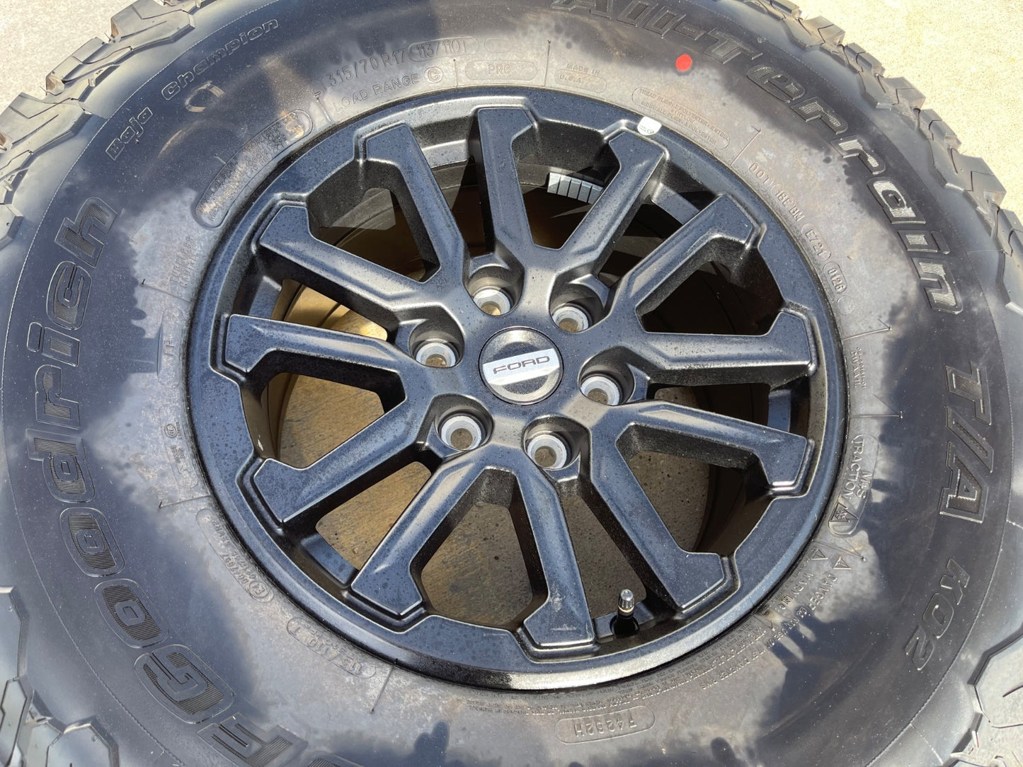 (1) 17" Ford F-150 Raptor OEM 10611 rim wheel Bronco 2026 2027 BFG 35" NEW