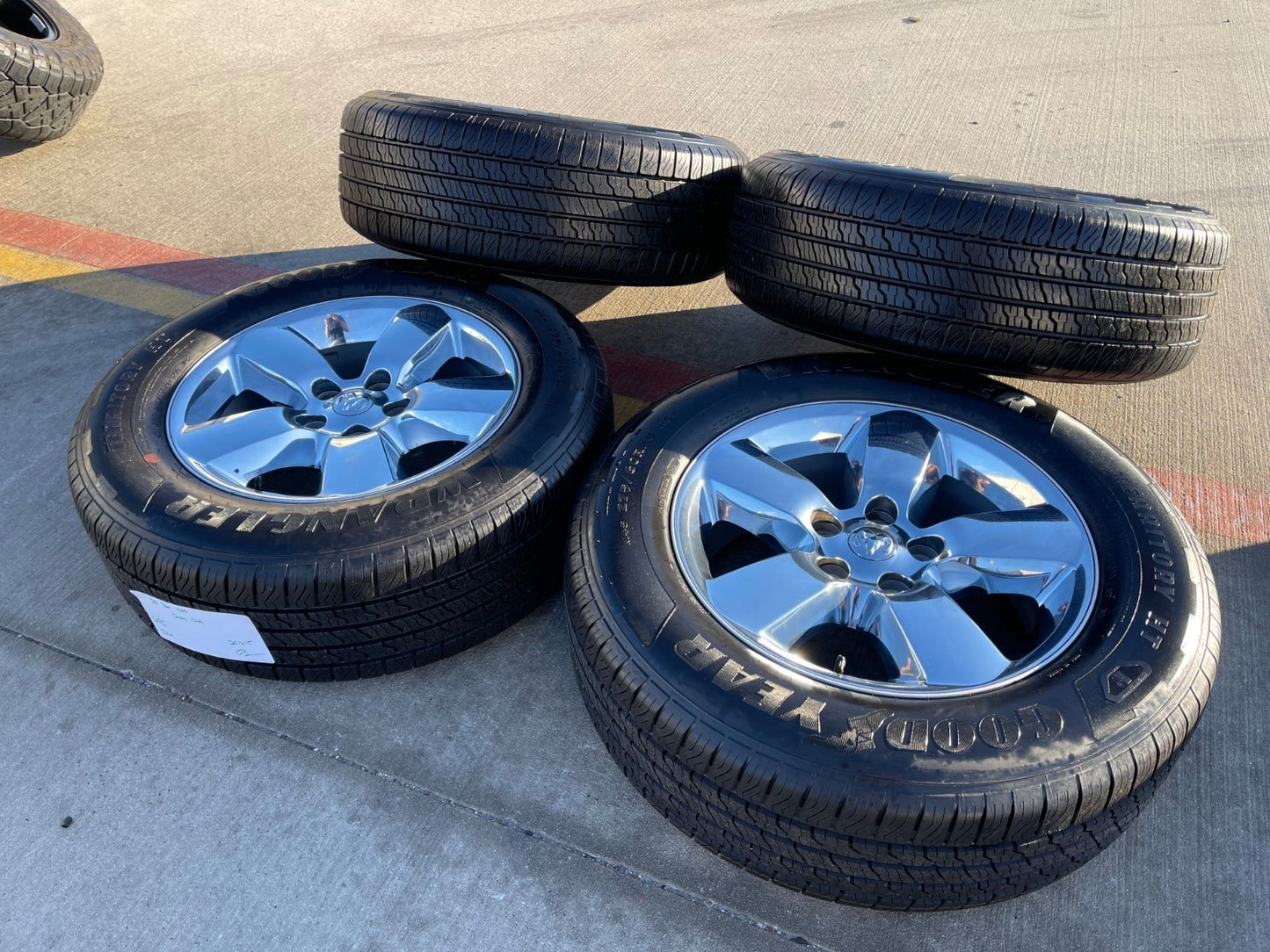20" Dodge Ram 1500 OEM wheels rims 2495 CHROME 5x139 5x5.5 SET
