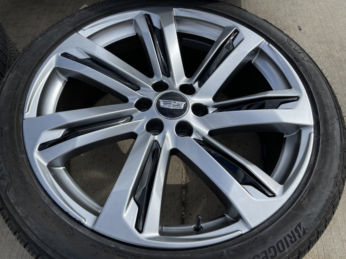 24" Cadillac Escalade V OEM wheels rims 2024 2025 2026 BRIDGESTONE DISCOUNTED