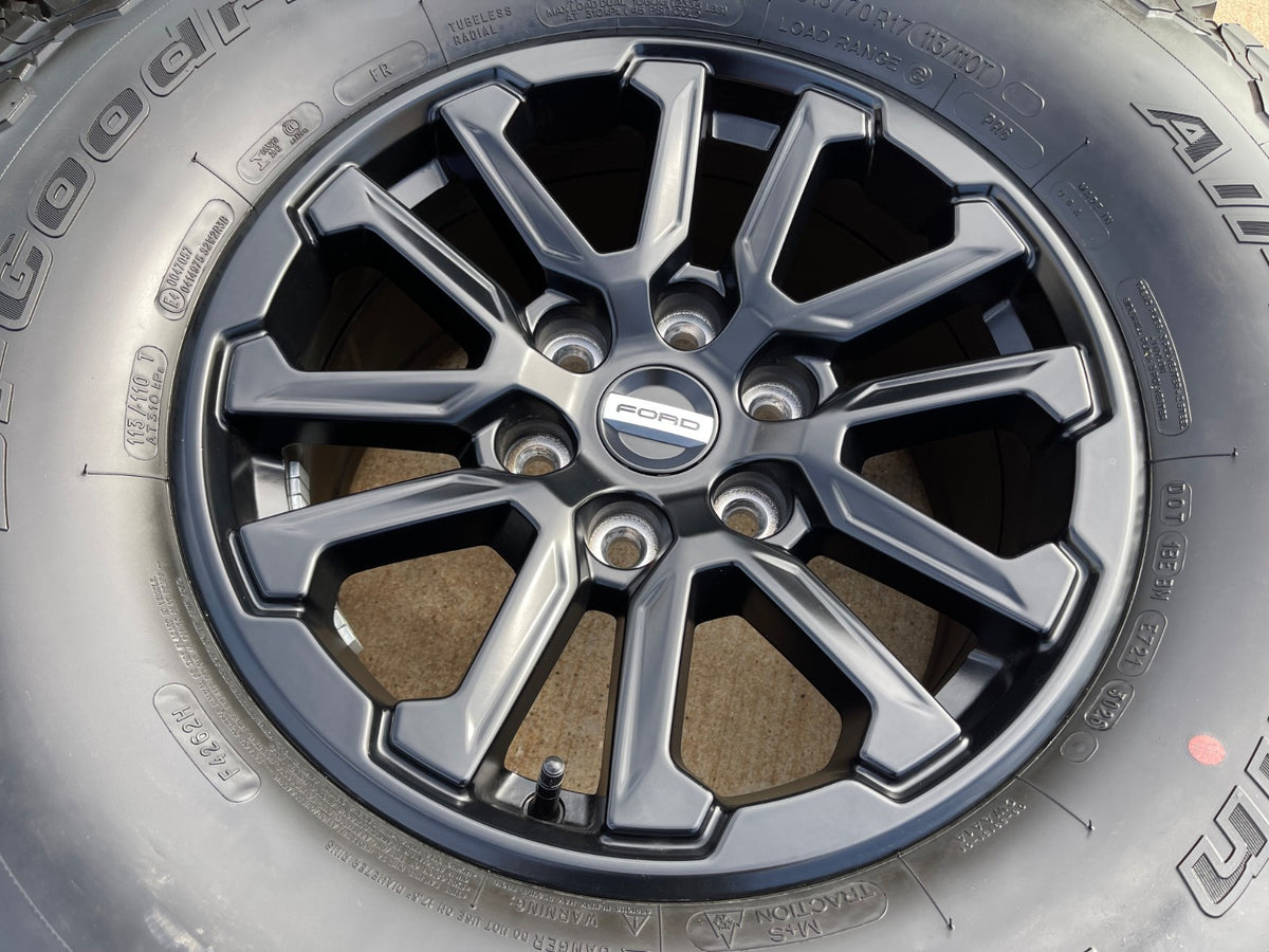 17" Ford F-150 Raptor OEM 10611 rims wheels Bronco 2026 2027 BFG 35" NEW SET
