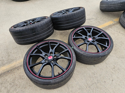 20" Honda Civic Type R OEM wheels rims 63692 tires SET FITS 2015-2027