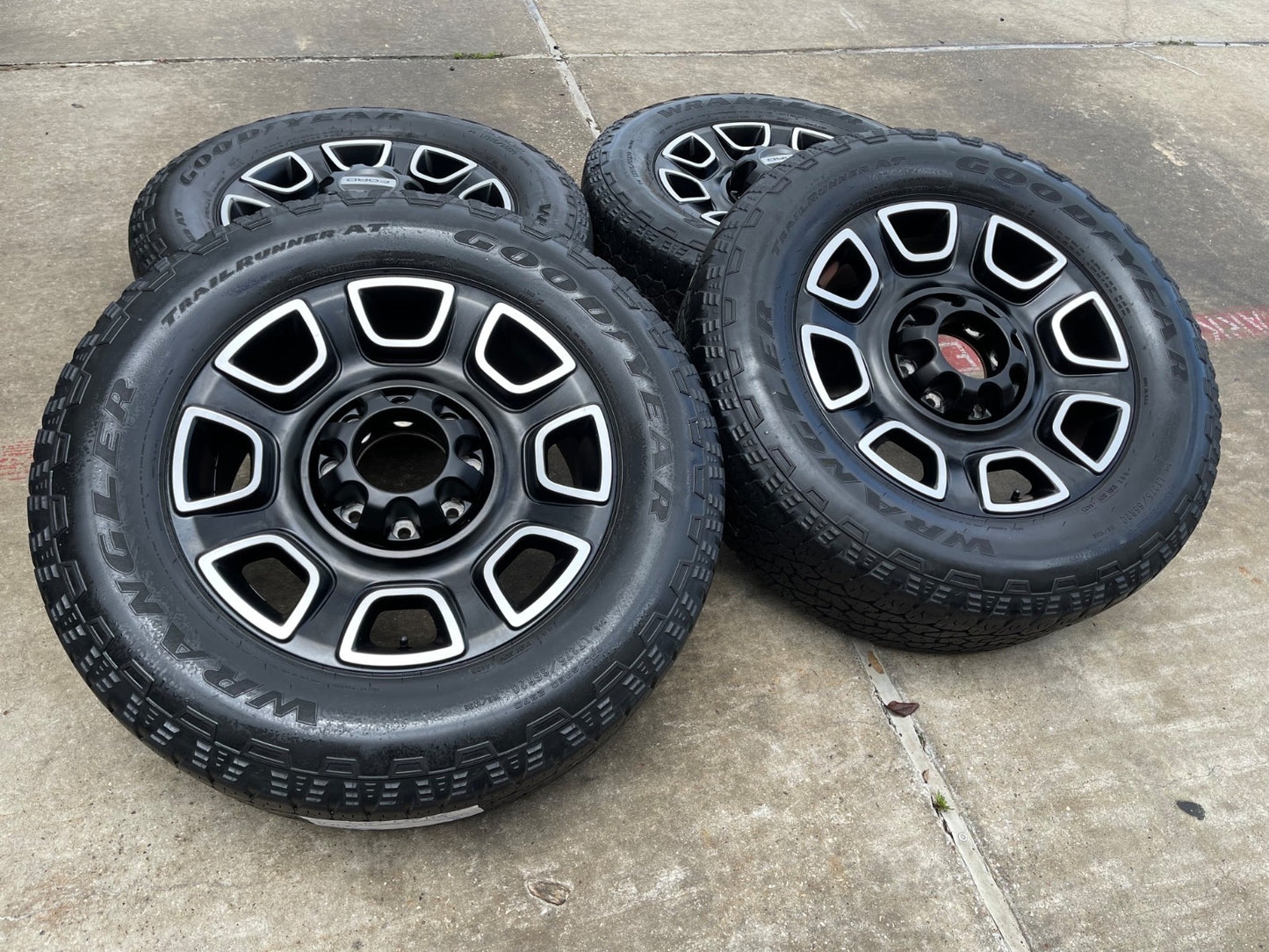 20" Ford F-250 F-350 OEM 10486 10301 Lariat Platinum wheels rims tires GOODYEAR